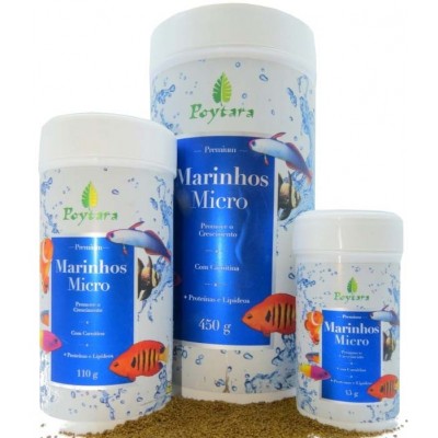 Ração Poytara Marinhos Micro 450 Gr