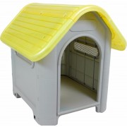 Casa Para Cachorro Tamanho 3- Amarela