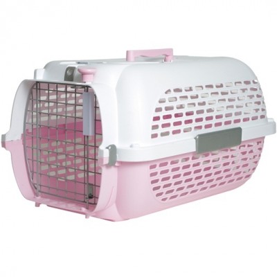 Caixa De Transporte Pet Voyager Hagen Para Gatos Rosa