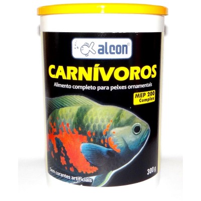 Ração para Peixes Alcon Carnivoros 300 Gr