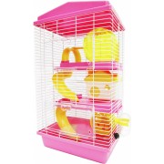 Gaiola Hamster Rosa 