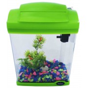 Aquario Hailea Completo Em Acrilico 220V Verde