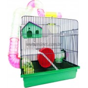 Gaiola Hamster Labirinto 3 Andares Verde